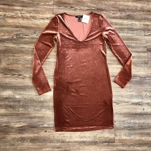 NWT VELVET DRESS M